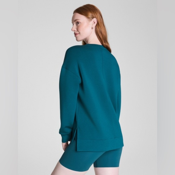 SPANX Tops - SPANX AirEssentials® Teal Green Crewneck Tunic, Size XL extra large